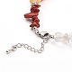 Bracelets de perles de pierres précieuses naturelles BJEW-JB05933-3