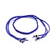 (vendita di fabbrica di feste di gioielli) collane lariat con cavo in finta pelle scamosciata regolabile NJEW-JN02538-05-1