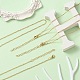 6 Stück Eisen-Kabelketten-Halsketten für Frauen MAK-YW0001-05-5