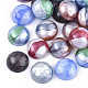 Two Tone Resin Cabochons CRES-T016-008-1
