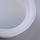 Diyの丸いベースのシリコンモールド  UVレジン用  エポキシ樹脂ジュエリー作り  ホワイト  96x28mm  内径：77mm DIY-D049-02-3
