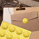 34 hoja de pegatinas autoadhesivas en relieve de lámina dorada. DIY-WH0509-056-6