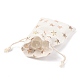 Bolso de tela de tela de algodón con tema navideño ABAG-H104-B01-4