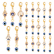 20 шт. подвесные украшения на тему сглаза HJEW-PH0001-77-1