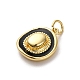Латунь эмаль подвески KK-Q098-28G-C-2