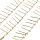 Cadenas de eslabones de latón chapado en rack CHC-A007-01KCG-2