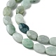 Natürliche Myanmar-Jadeit-Perlenstränge G-A092-E01-01-4