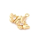 Кулоны со стразами и кристаллами из латуни KK-E793-04G-2