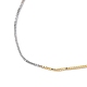925 женское колье-цепочка из стерлингового серебра NJEW-A014-05-3
