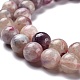 Perles de tourmaline fleurs de prunier naturel brins G-O198-02C-3