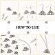 30 pièces pendentifs en alliage de style tibétain FIND-SZ0003-49-3