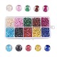10 Colors Spray Painted Glass Beads DGLA-JP0001-20-4mm-1