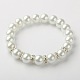 Perles perles de verre s'étendent bracelets BJEW-JB01344-01-1