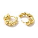 Rack Plating Brass Twist Hoop Earrings for Women EJEW-G342-15G-2