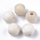 Perles en bois naturel non fini WOOD-Q041-04C-1
