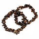 Bracelets extensibles en perles d'oeil de tigre naturel unisexe X-BJEW-S143-02-1