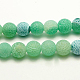 Natural Crackle Agate Beads Strands G-G055-6mm-4-1