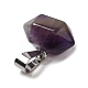 Natural Amethyst Pointed Pendants G-K335-03P-18-4
