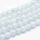Electroplate Luster Lampwork Beads Strands EGLA-P046-A02-1