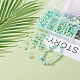 497 pièces 5 style arc-en-ciel abs en plastique imitation perles de perles OACR-YW0001-07E-9