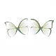 Décoration artisanale d'ailes en tissu polyester bicolore FIND-S322-012D-07-2