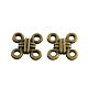 Tibetan Style Chinese Knot Alloy Chandelier Components TIBE-Q035-078AB-NR-1