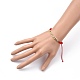 Bracelets de perles tressées en fil de nylon réglable unisexe BJEW-JB05422-02-4