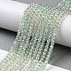 Electroplate Transparent Glass Beads Strands GLAA-H021-01B-FR07-3
