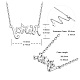 Ожерелья с подвесками shegrace 925 из стерлингового серебра JN925A-5