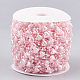 Hilo de guirnalda de cuentas de perlas de imitación de plástico abs AJEW-S071-02B-2