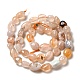 Chapelets de perles en agate naturelle de fleurs de cerisier G-I351-B07-2