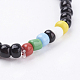 Perles de rocaille de verre étirer bracelets BJEW-JB03435-05-2
