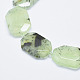Chapelets de perles en préhnite naturelle G-G745-03-3