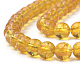 Synthetic Citrine Beads Strands X-G-S150-14-6mm-2