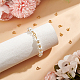 40 шт. латунные пружинные кольцевые застежки KK-UN0002-74-3