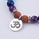Yoga Chakra Jewelry BJEW-L620-01-3