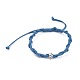 Unisex Adjustable Korean Waxed Polyester Cord Braided Bead Bracelets BJEW-JB04669-2
