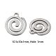 304 Stainless Steel Charms STAS-CJC0008-07P-3