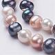 Collares de abalorios de perlas naturales NJEW-P149-03D-3