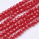 Brins de perles de verre à facettes (32 facettes) EGLA-J042-4mm-25-2