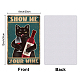 GLOBLELAND Vintage Metal Tin Sign Funny Cat and Wine Art Plaque Poster Retro Show Me Your Wine Metal Wall Decorative Tin Signs 8×12inch for Home Kitchen Bar Coffee Shop Club Decoration AJEW-WH0189-079-2