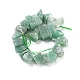 Natürlichen grünen Aventurin Perlen Stränge G-I283-F05-2