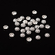 Silver Color Flower Brass Bead Spacer Caps X-EC131-S-1