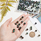 Nbeads 2 brins de perles de turquoise africaine naturelle (jaspe) TURQ-NB0001-23-3