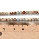 Нити бусин из окрашенного натурального регалита/императорской яшмы/морского осадка яшмы G-B124-C05-04-2