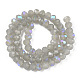 Chapelets de perles en verre électroplaqué EGLA-A034-J8mm-L09-3