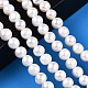 Fili di perle di perle d'acqua dolce coltivate naturali PEAR-N013-08E-2