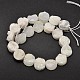 Flat Round Electroplated Natural Druzy Quartz Crystal Beads Strands G-A141-10mm-A06-2