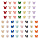 SUPERFINDINGS 60Pcs 15 Colors Acrylic Charms MACR-FH0001-18-1
