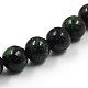 Natural Gemstone Apatite Round Beads Strands G-E250-02-2